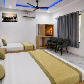 Qcent Bairagarh Resort Rishikesh, viešbutis mieste Mohan Chatti