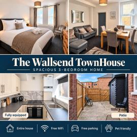 The Wallsend Town home - 3BR Parking & Patio, хотел в Old Walker
