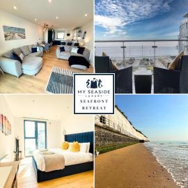 Seafront retreat - Beachfront Luxury Apartment with Panoramic Sea Views, Balcony & Parking space, hotel u gradu 'Ramsgate'