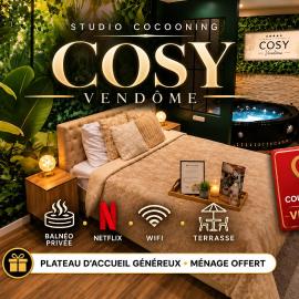 "COSY Vendôme" - Studio relaxant avec balnéo: Vendome şehrinde bir otel