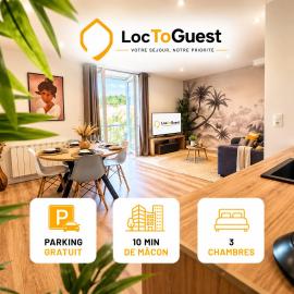 Le Prisséen - T4 - Parking Gratuit, hotel u gradu Prissé