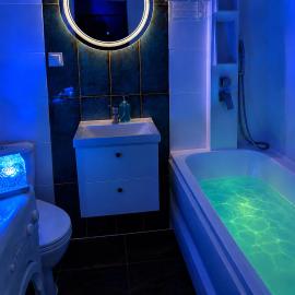 Apartament JungleSPA Self Check-In Taras centrum Wrocław samodzielne zameldowanie i bezpłatny parking