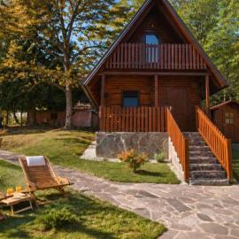 Cozy Wooden Cabin for Two near Kupa River by Destination GREEN Croatia