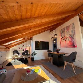Design loft with air conditioning and high-end kitchen