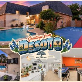 7BR 5BA w Pool Hot Tub Sport Court & Game Room