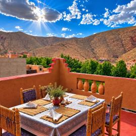 Auberge la belle vue dades, hotel i Akhendachou nʼAït Ouffi