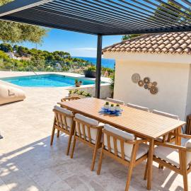 MEDITERRANEAN VILLA with 270º Panoramic sea & forest views