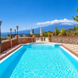 Sikania Apartment with pool Sea& Etna View