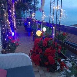 The sunset view