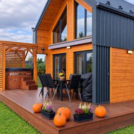 Beskid Barns - Domek z Balią i Widokiem na Babią Górę โรงแรมในJordanów