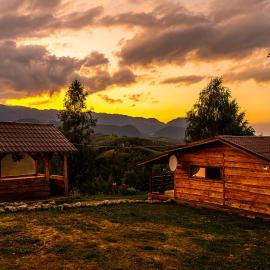 Cabana doi mesteceni