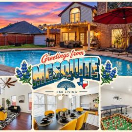 Glamorous 4BR 2,5BA Holiday Home with Pool, Game Room & Fire Pit