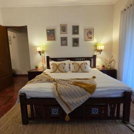 1bhk ground floor pool access apartment in siolim trivasa stays goa