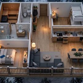 Snowfall Haven - Ruka Skiout