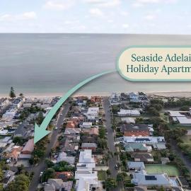 Seaside Adelaide Holiday Apartment 2BR 1 min walk to Brighton Beach