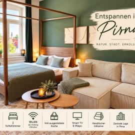 Design ElbOase, Altstadt Pirna Parkplatz, bis 5 Pers