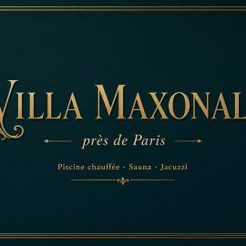 Villa Maxonale près de Paris avec Piscine Chauffée, Sauna et Jacuzzi