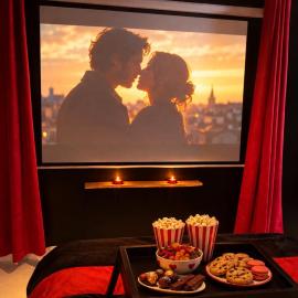 La Suite Cinéma Climatisée et Parking privé, hotel em Neuilly-Saint-Front