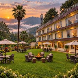 The Ambika Palace near Mall Road Mussoorie with Parking