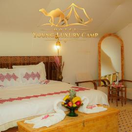 Young luxury camp