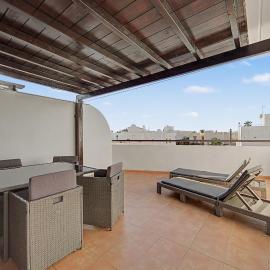 Ático Carboneras terraza y vistas