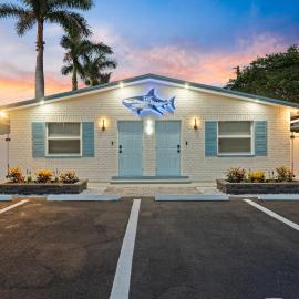 Shark Tank Cocoa Beach - 2 Connected Units - Steps to Beach - Walkable to Dining, Bars and Shops