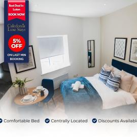 Flat For 2 In Central Luton By Caledonia Luxe Stays Flexible Renting Luton
