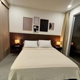 Apartamento con brisa, playa, arena y restaurante