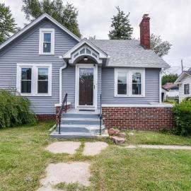 Brick Fireplace - Central Omaha - Family Haven home