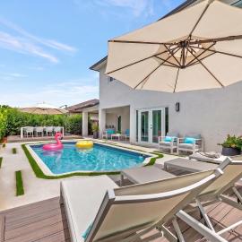 Glamour Villa - 5BR, Heated Pool, Game Haven L23
