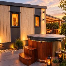 Luxe Wellness Chalet Privé Sauna & Hottub VP007