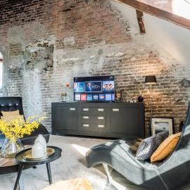 The Cloister Wall - 5p - Historic Apartment in Vianen near Utrecht