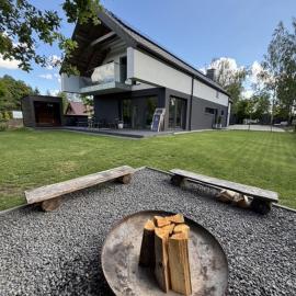Enklawa Winiec - nowoczesny dom nad jeziorem, 6 sypialni, jacuzzi