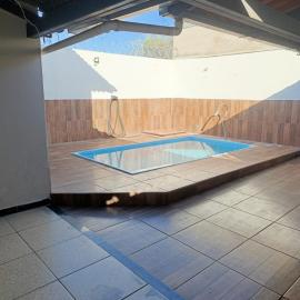 Piscina, Área Gourmet e Quartos climatizados