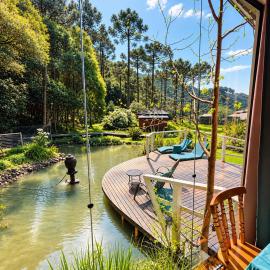 Chales Jardim do Buda com Piscina Aquecida