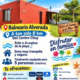 Entre el Campo y el Mar, Barra del Chuy-Alvorada, hotel Chuíban