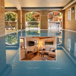 "BayernWald 201" Ferienwohnung mit Pool und Sauna