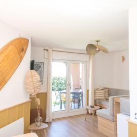 Océan et Golf - Family Surf, terrasse vue océan, piscine et parking