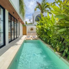 2BR Villa Near Cemagi Beach with Ricefield View