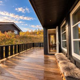 Mountain View at Gol Ski Resort with Sauna