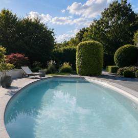 Charming apartment with pool and panoramic view