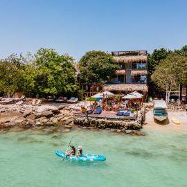 Mar Barú Beach House，普拉亞布蘭卡的飯店