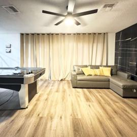 Modern 4BR Retreat with Pool Game Room & Prime Lo