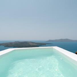 Anemos Fira Caldera View: Fira'da bir otel