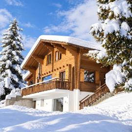 Panoramic view Chalet, hotel en Ayent