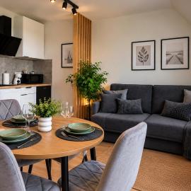 Apartamenty Zdrojowe Busko - Premium, nowy, osobna sypialnia, bezpłatny parking, ekspres, masaż, hotelli kohteessa Busko-Zdrój
