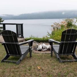 Waterfront Retreat Fire Pit Hood Canal