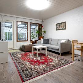 Viihtyisä rivitalokoti saunalla