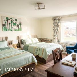 Master Bedroom with Two Queen Sized Bed