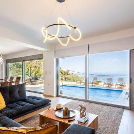 Aigli Luxury Villa - Panoramic Seaview Retreat